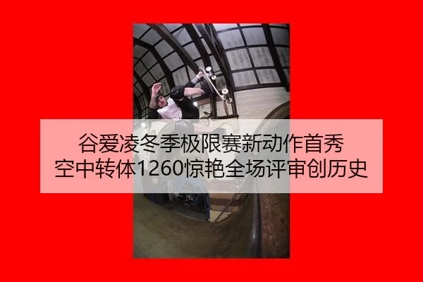 谷爱凌冬季极限赛新动作首秀 空中转体1260惊艳全场评审创历史